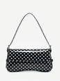 Sia Angola Polka Dot Baguette Bag