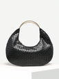 Sia Metal Detail Hobo Bag