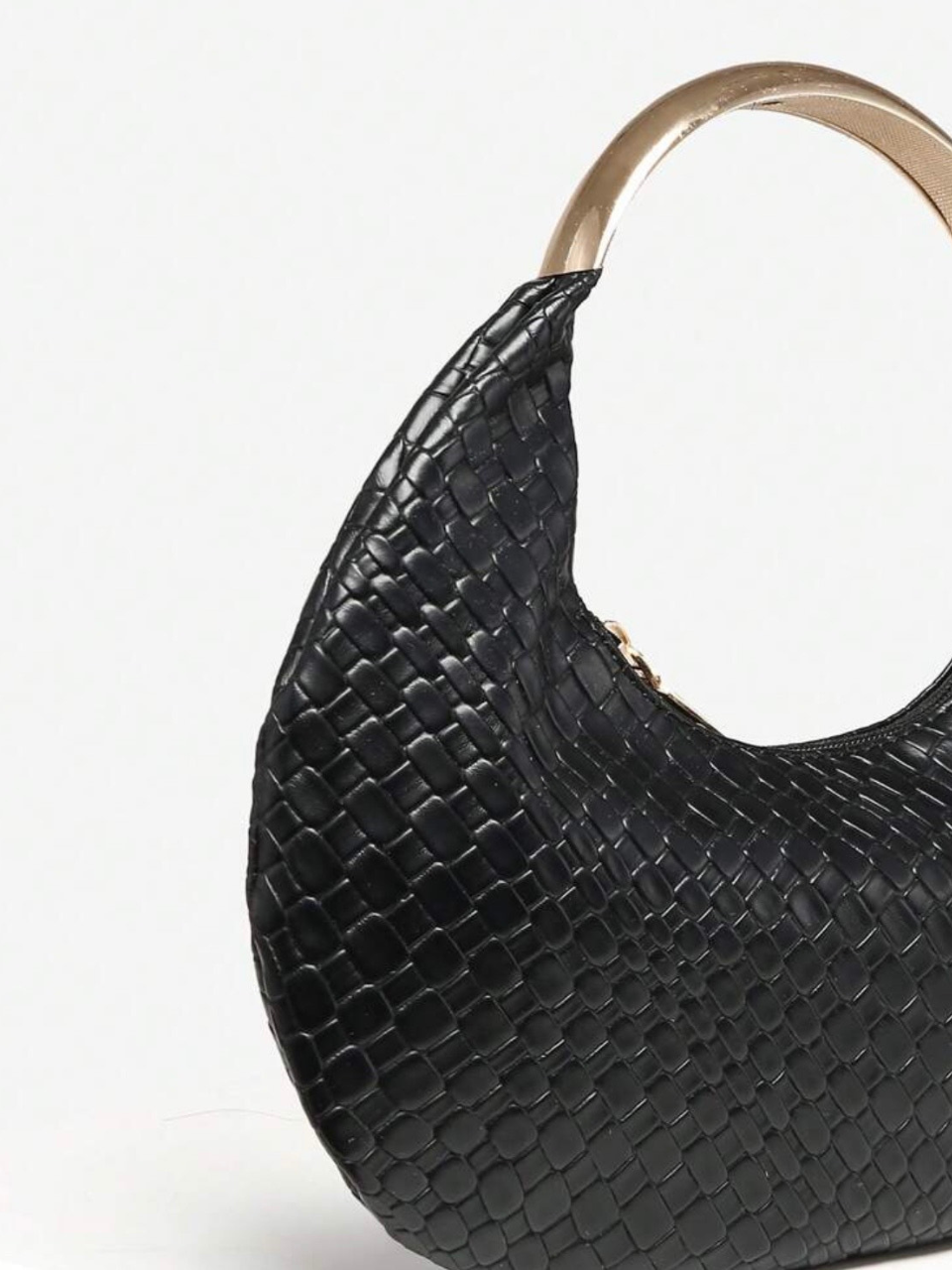 Sia Metal Detail Hobo Bag