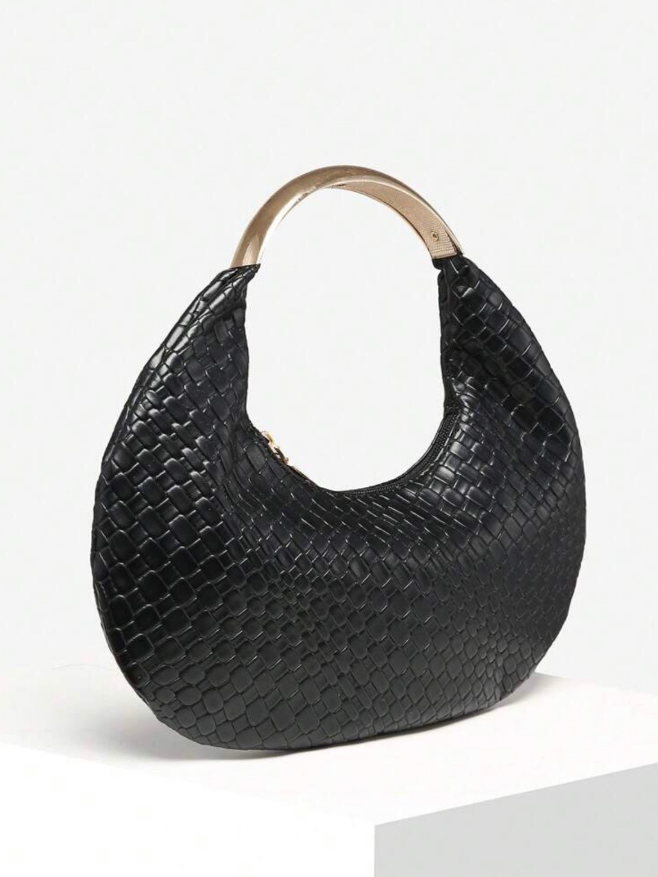 Sia Metal Detail Hobo Bag