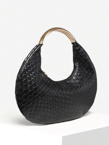 Sia Metal Detail Hobo Bag