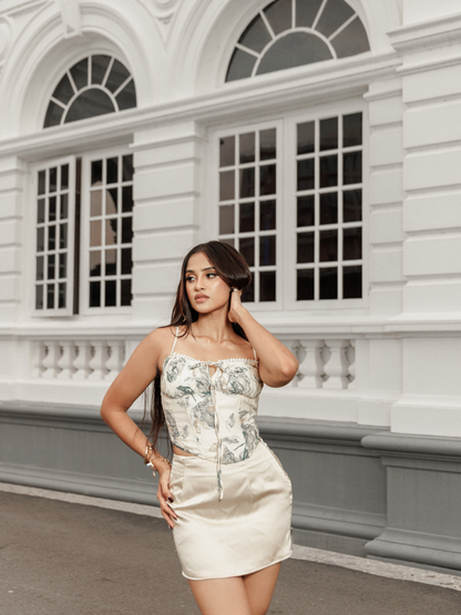 The Porcelain Corset Top