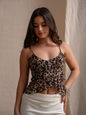 Wild Allure Ruffle Detail Top